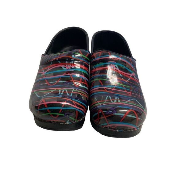DANSKO Women’s Multicolored Clogs Mules Size 39 8-8.5‎ - Picture 1 of 10